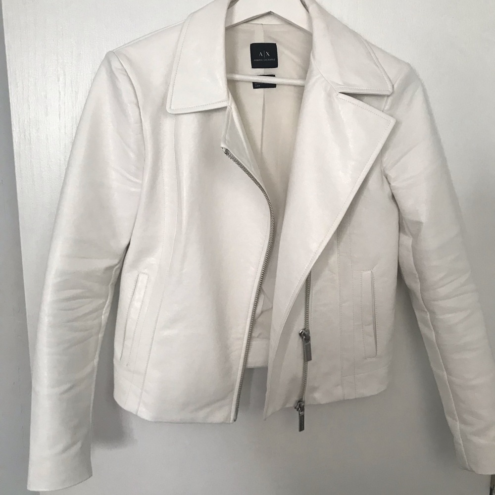 COPY - White Leather Jacket